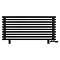 Arbiola Gorizont Ritmo VZ 1250-40-10 секций чёрный горизонтальный  радиатор c нижним подключением (на ножках)