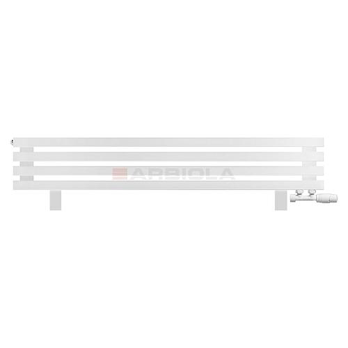 Arbiola Gorizont Ritmo VZ 1250-40-04 секции белый горизонтальный  радиатор c нижним подключением (на ножках)