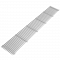 Решетка продольная алюминиевая Techno Vita 135-1600 белая