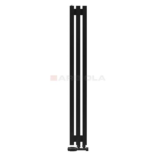 Arbiola Ritmo V 1250-40-03 секции черный вертикальный радиатор c нижним подключением