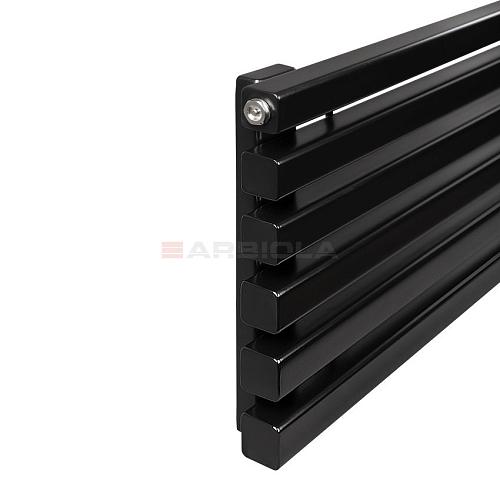 Arbiola Gorizont Ritmo V 500-40-25 секции чёрный горизонтальный радиатор c нижним подключением
