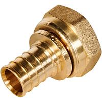 ROMMER Переходник с накидной гайкой 25xG1 для трубы из сшитого полиэтилена осевой