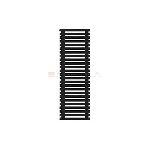 Arbiola Gorizont Ritmo H 600-40-25 секций чёрный горизонтальный  радиатор c боковым подключением