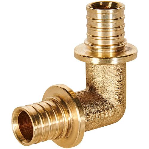 ROMMER Уголок 90° 16 для труб из сшитого полиэтилена осевой