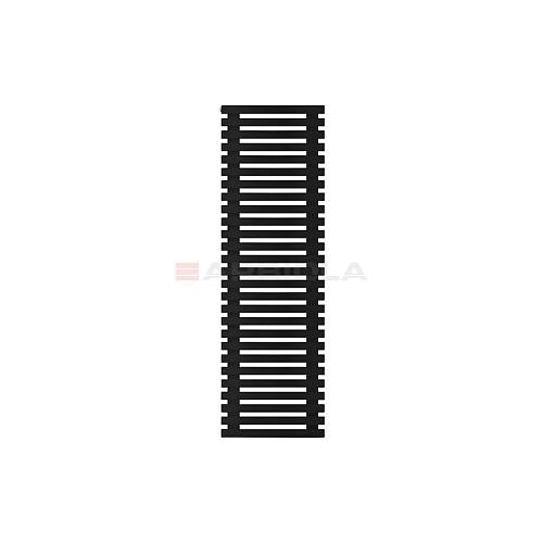 Arbiola Gorizont Ritmo H 500-40-27 секций чёрный горизонтальный  радиатор c боковым подключением