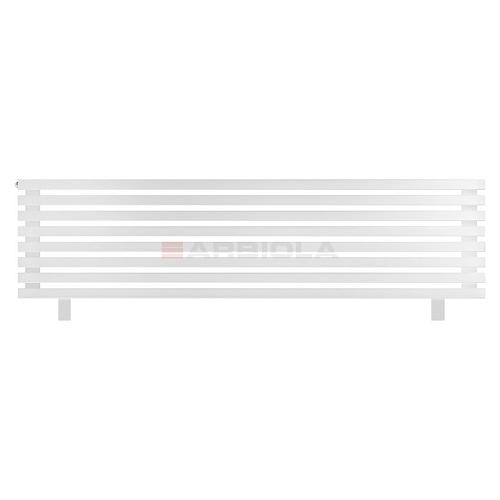 Arbiola Gorizont Ritmo HZ 2000-40-08 секций белый горизонтальный  радиатор c боковым подключением (на ножках)