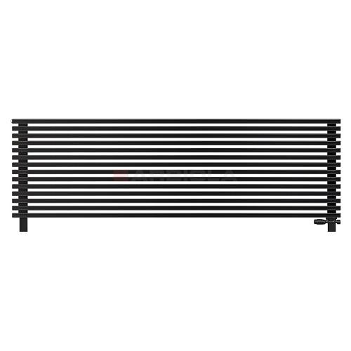 Arbiola Gorizont Compact VZ 2200-63-14 секции черный горизонтальный радиатор c нижним подключением с ножками