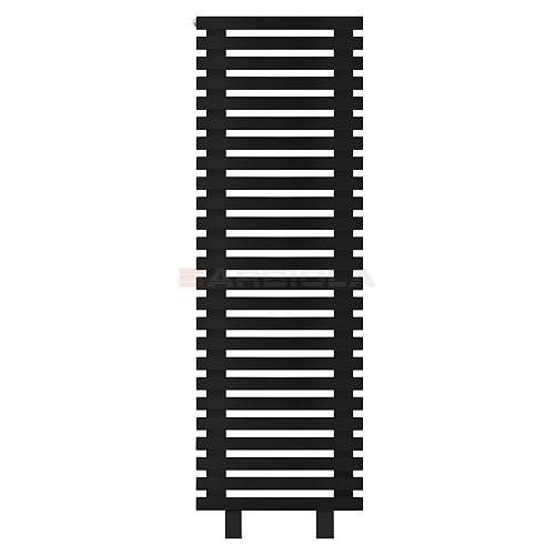 Arbiola Gorizont Ritmo HZ 600-40-25 секций чёрный горизонтальный  радиатор c боковым подключением (на ножках)