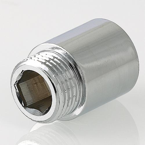 Valtec 1/2" x 10 мм Удлинитель хромированный внутренняя/наружная резьба