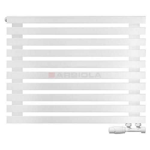 Arbiola Ritmo Gorizont V 1000-40-10 секций белый горизонтальный радиатор c нижним подключением