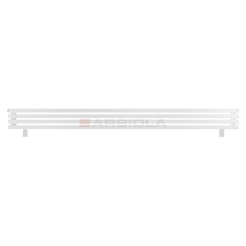 Arbiola Gorizont Ritmo HZ 2500-40-04 секции белый горизонтальный  радиатор c боковым подключением (на ножках)