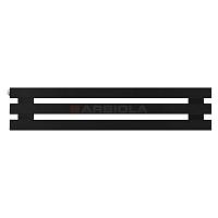 Arbiola Gorizont Ritmo H 1000-40-03 секции чёрный горизонтальный  радиатор c боковым подключением