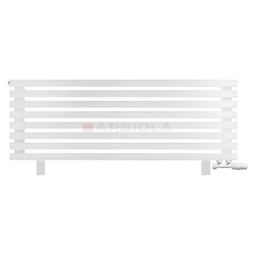 Arbiola Gorizont Ritmo VZ 1250-40-08 секций белый горизонтальный  радиатор c нижним подключением (на ножках)