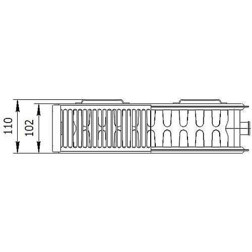 Axis 22 300x400 Classic стальной панельный радиатор с боковым подключением