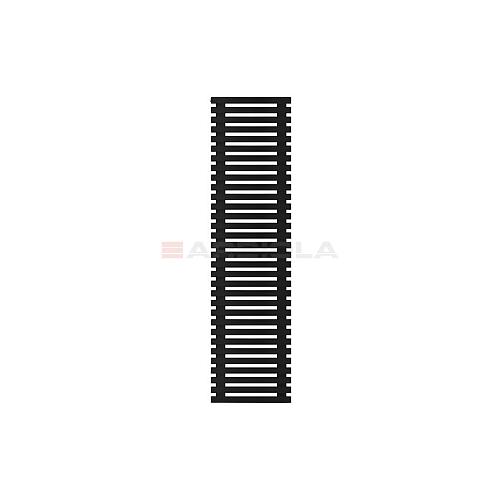 Arbiola Gorizont Ritmo H 500-40-32 секции чёрный горизонтальный  радиатор c боковым подключением