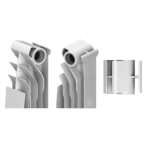 Royal Thermo Vittoria Super 500 VDR / 8 секции Биметаллический радиатор с нижним правым подключением