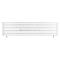 Arbiola Gorizont Ritmo HZ 2200-40-09 секций белый горизонтальный  радиатор c боковым подключением (на ножках)
