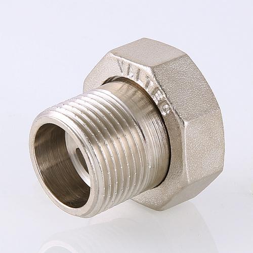 Valtec 3/4" Фитинг резьбовой - полусгон с накидной гайкой