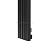 Arbiola Compact H 1500-63-16 секции черный вертикальный радиатор c боковым подключением