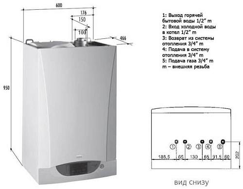 Baxi NUVOLA-3 Comfort 240 i настенный газовый котел (двухконтурный)