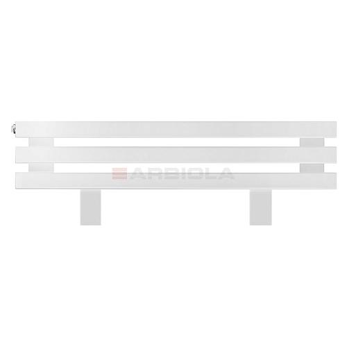 Arbiola Gorizont Ritmo HZ 1000-40-03 секции белый горизонтальный  радиатор c боковым подключением (на ножках)