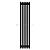 Arbiola Ritmo H 1250-40-05 секции черный вертикальный радиатор c боковым подключением